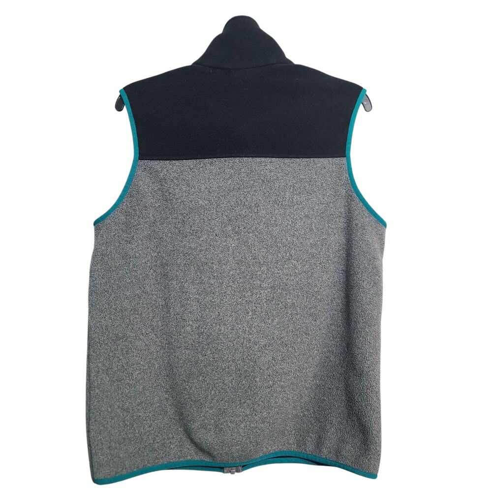 Patagonia Men's Lightweight Synchilla Snap-T Vest Black Gray Medium 25500 S15 - Picture 3 of 5